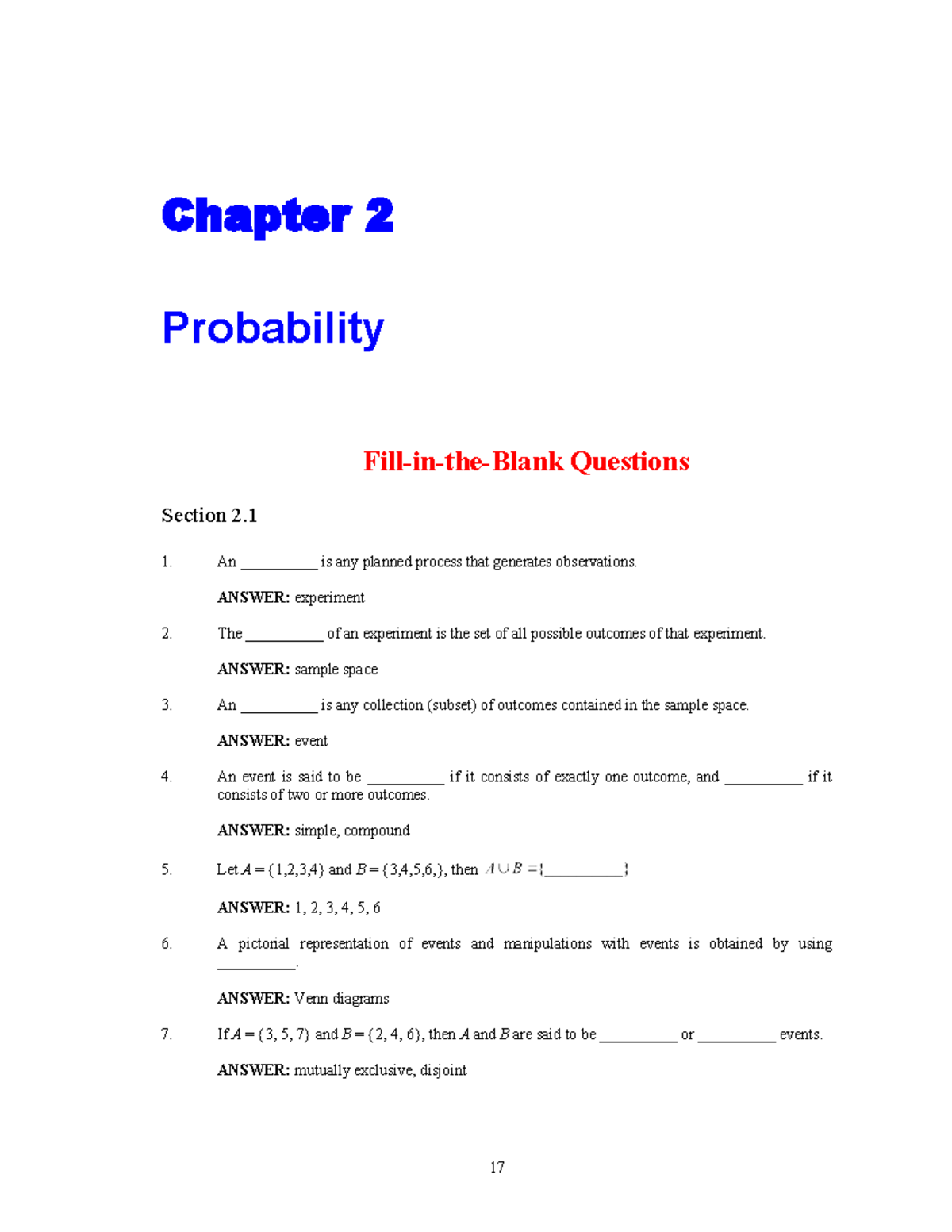 Chapter 2 Probability Solutions - TB Course Code - Studocu
