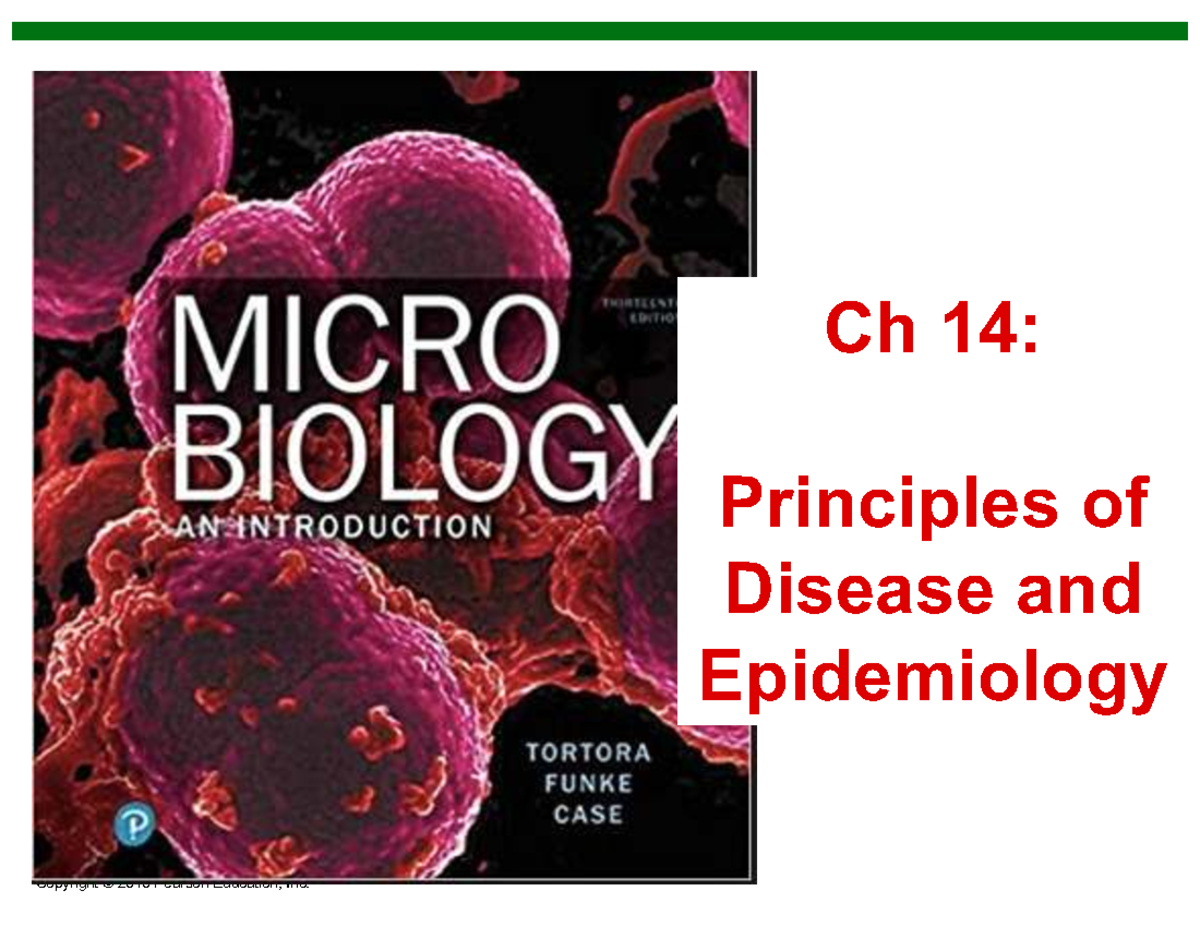 Ch 14: Principles of Disease and Epidemiology - Studocu