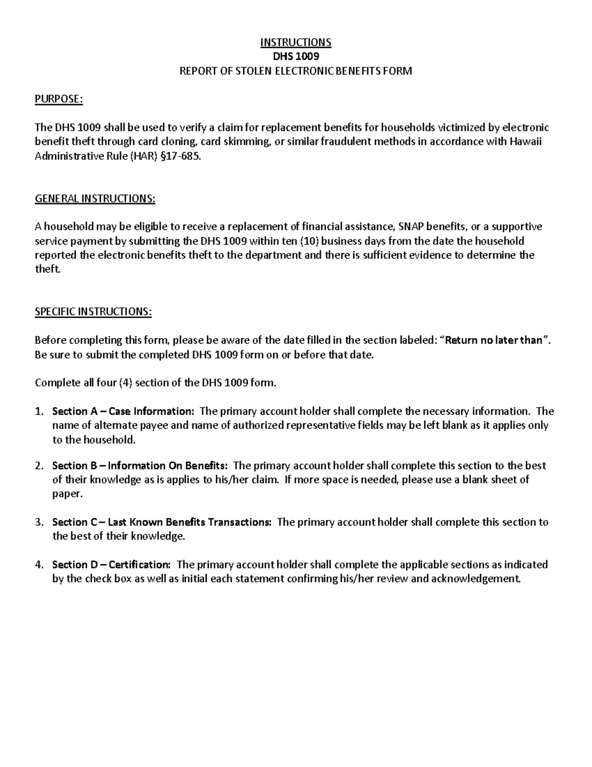 DHS-1009-Fillable-Report-of-Stolen-Electronic-Benefits-04-2024 - Studocu