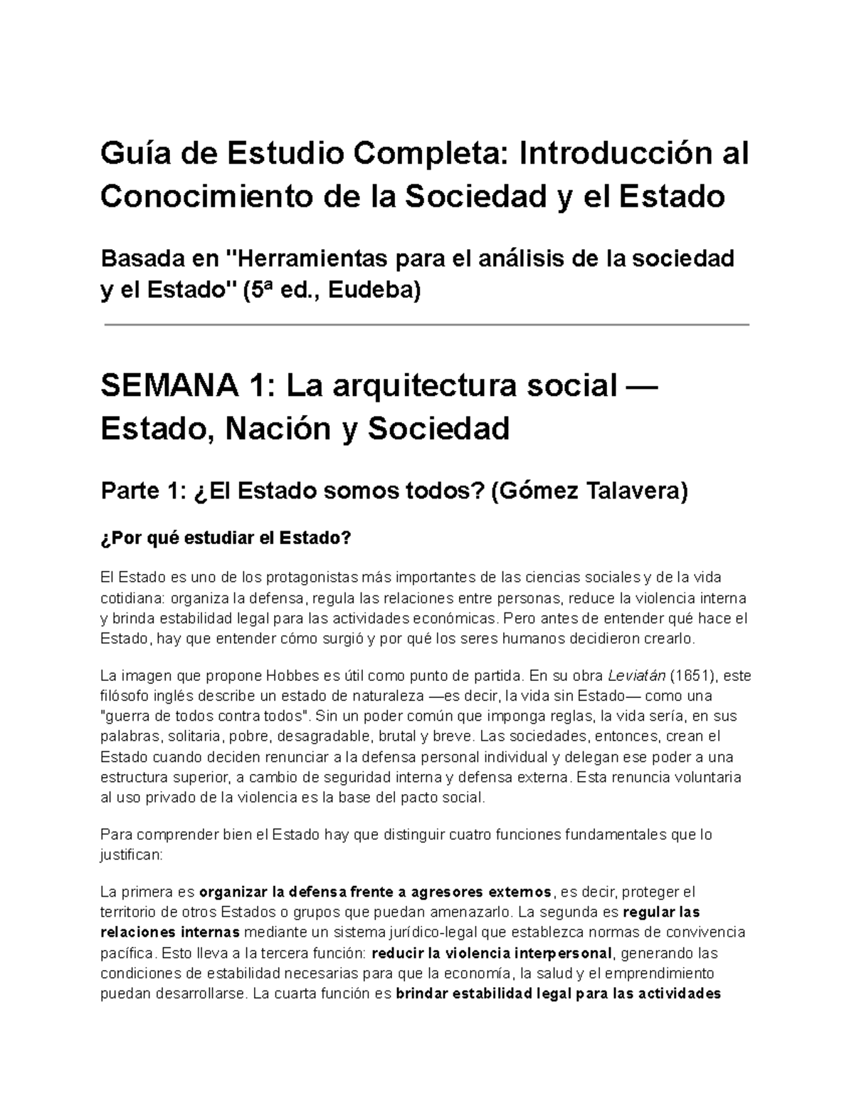 Guía de Estudio Completa: Introducción al Conocimiento de la Sociedad y ...