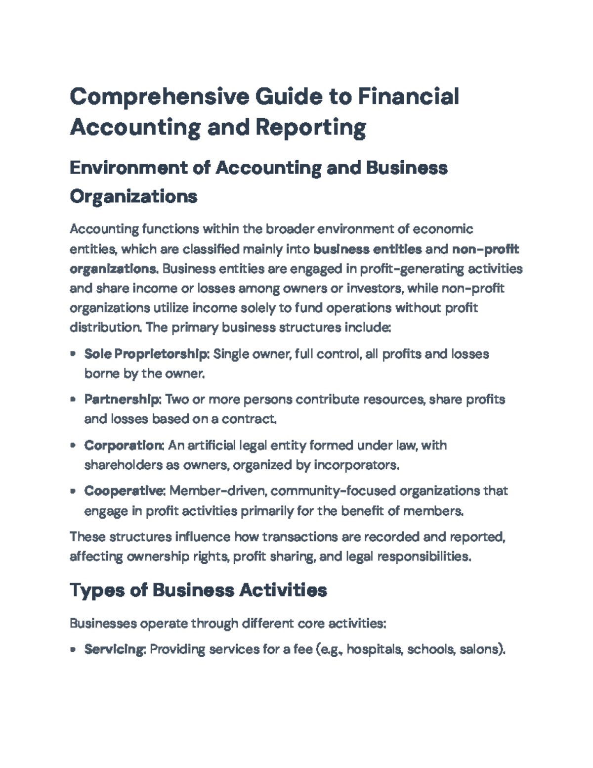 Comprehensive Guide to Financial Accounting Principles and Practices ...