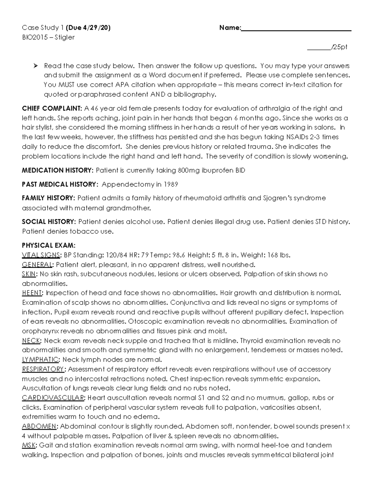 Case Study 1 25pt - To complete homework. - Deprecated API usage: The ...