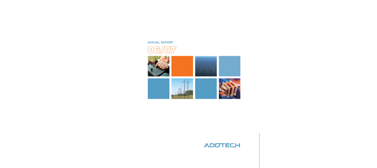 Addtech AB Annual Report 2006: Key Financials & Business Insights - Studocu