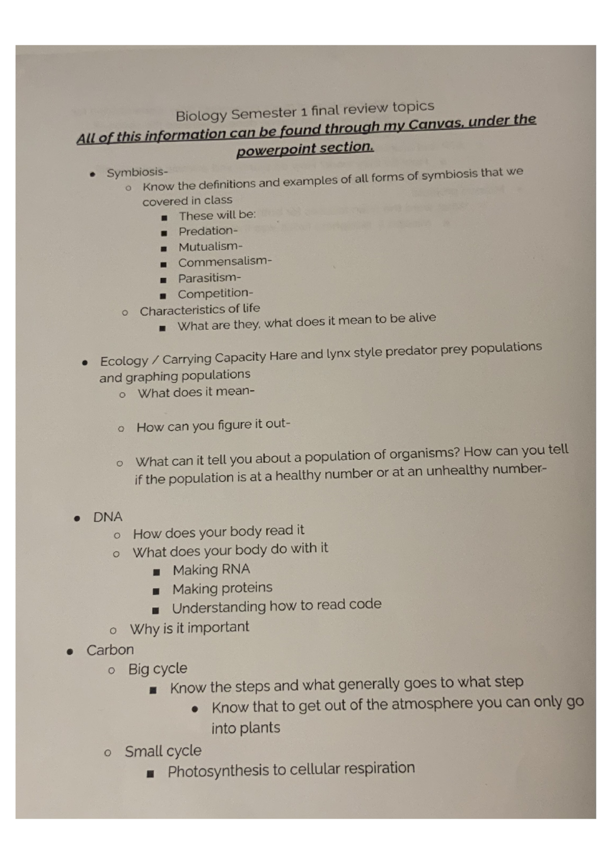 Final Exam Study Guide for PSY 101: Introduction to Psychology ...