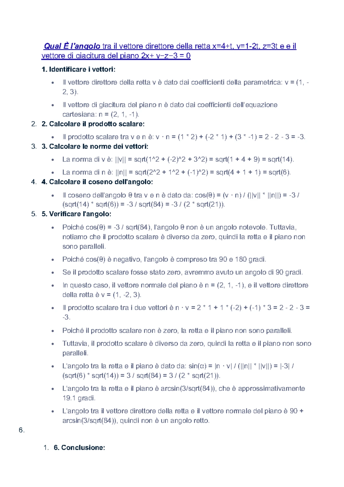 Geometria - Lezione 30.1: Trasformazione in Forma Parametrica - Studocu