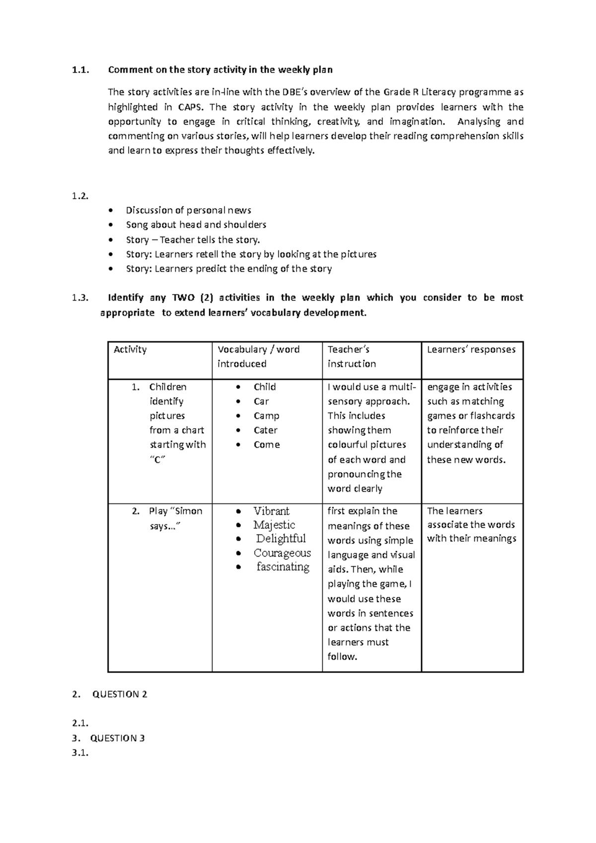 022 - Teaching Practice: Engaging Grade R Learners in Literacy ...