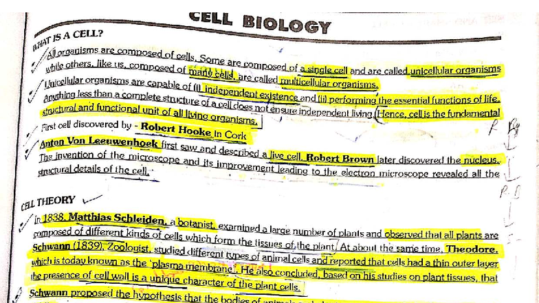 CELL BIOLOGY: UNDERSTANDING THE STRUCTURE AND FUNCTION OF CELLS - Studocu