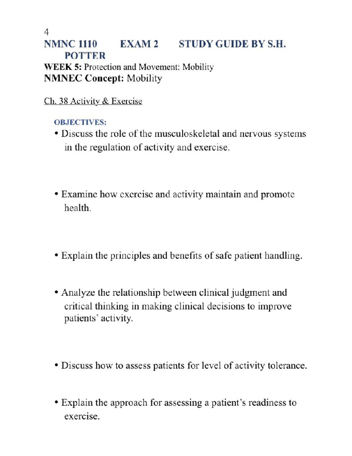 1110 Exam 2 Comprehensive Study Guide for Students - Studocu