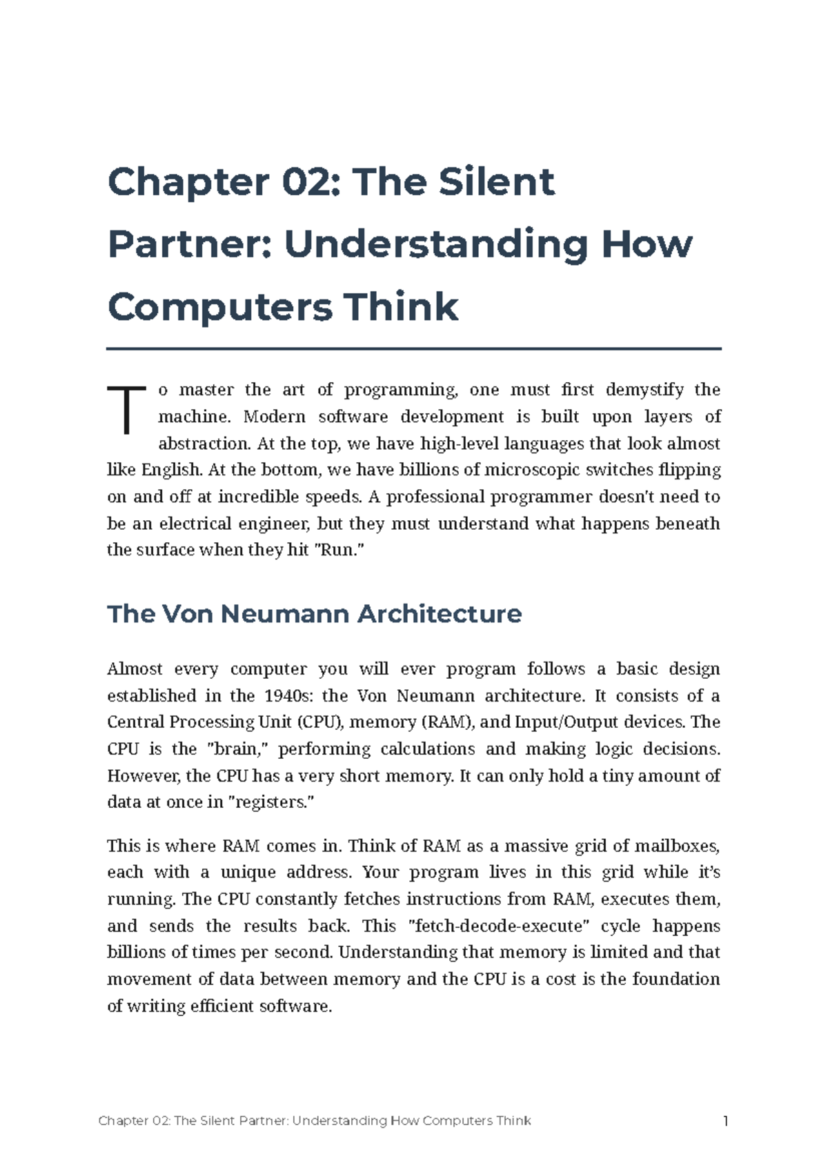 Chapter 02: The Silent Partner - How Computers Think in Programming ...