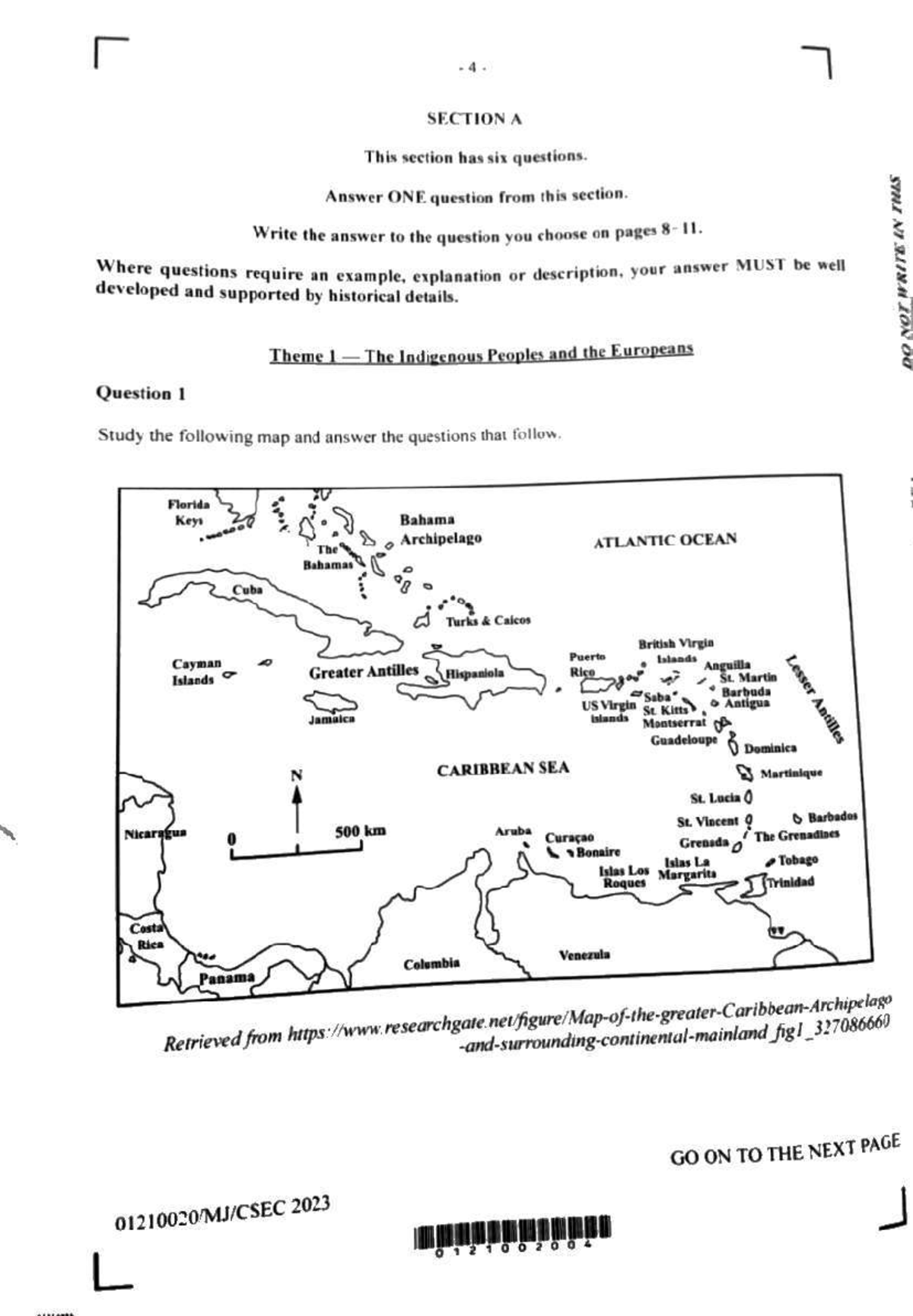 2023 CSEC History P2: Exam Questions on Caribbean Societies ...
