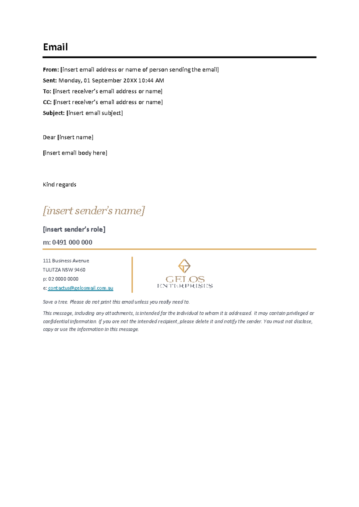 GE Email Template - Professional Email Format Guide - Studocu