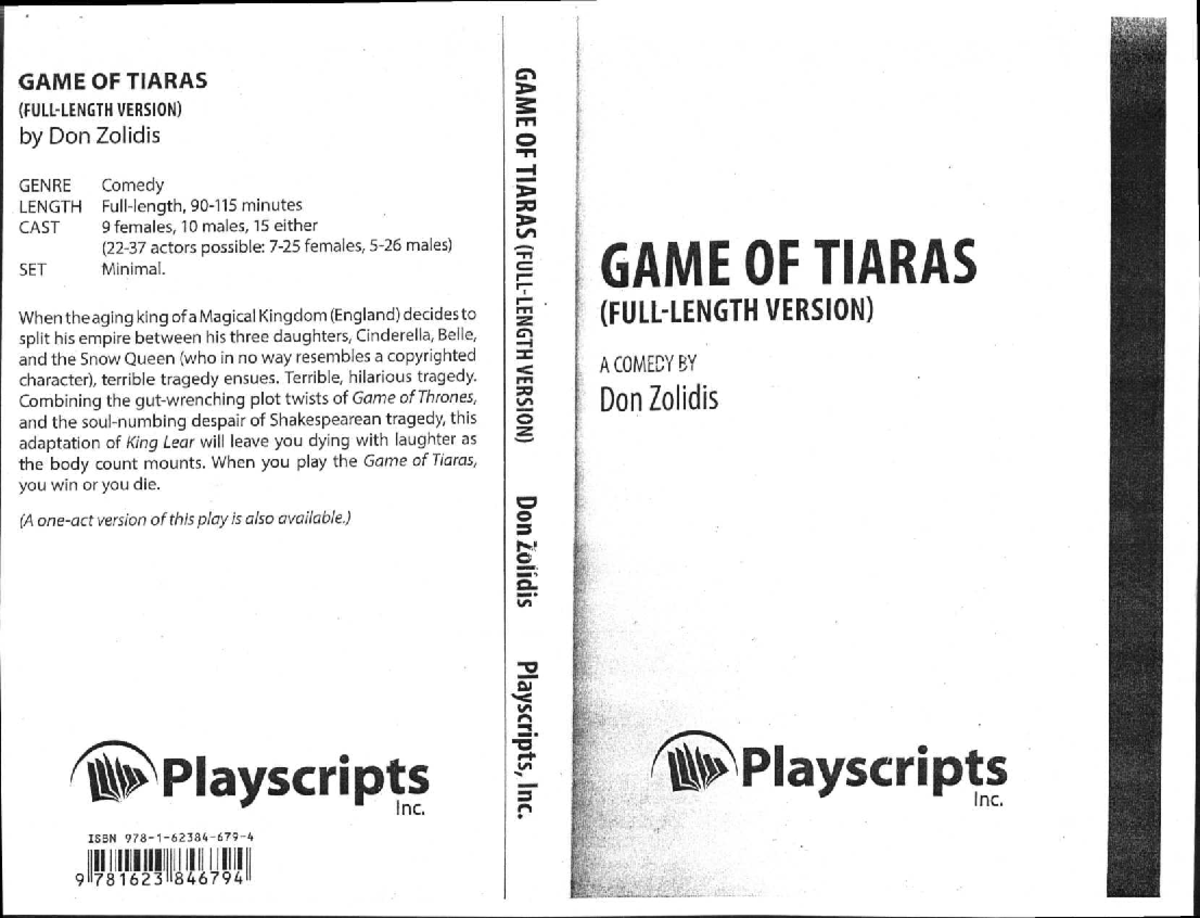 339181764-Game-of-Tiaras-Play-Script-Don-Zolidis-Adaptation - Studocu