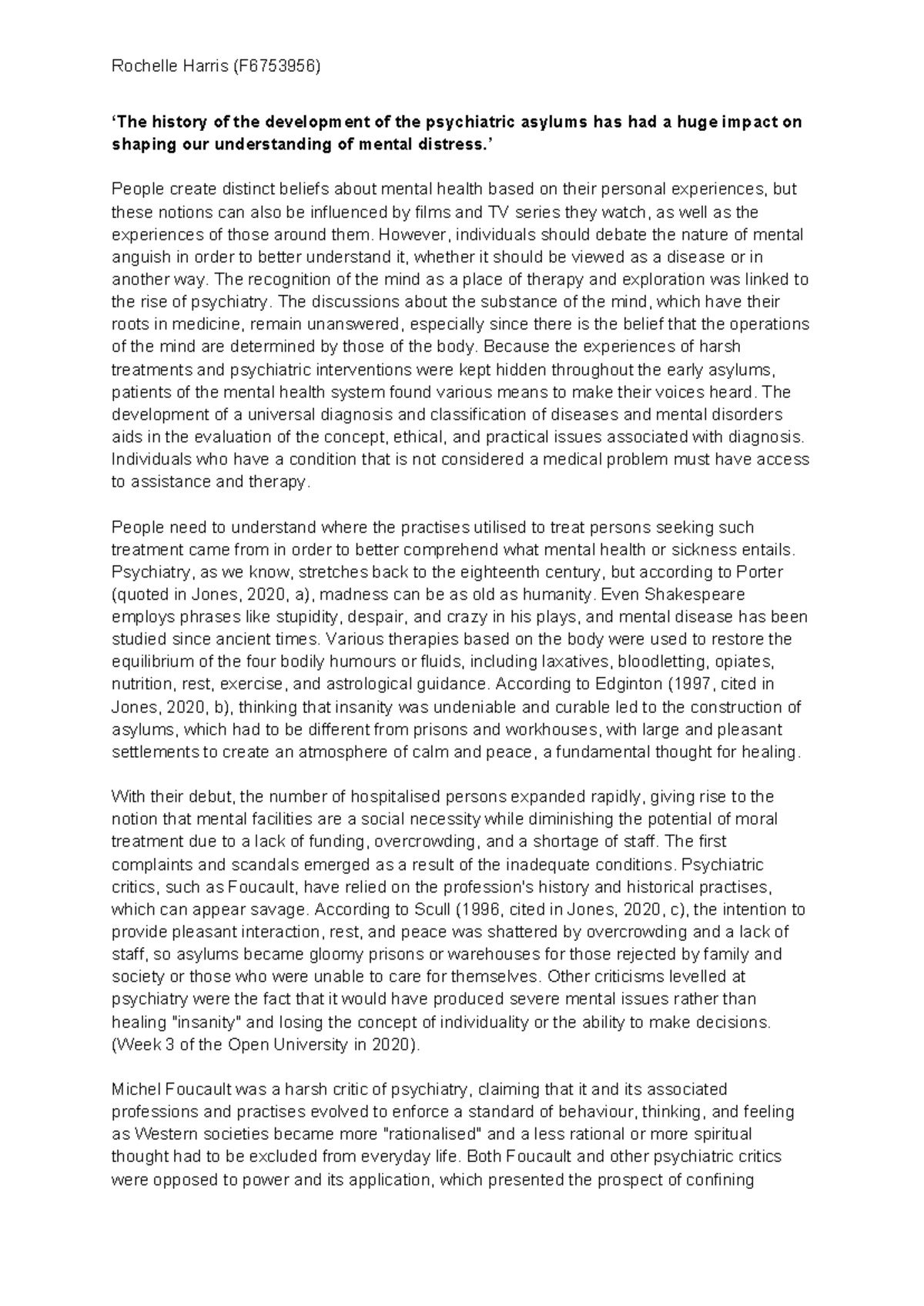 D241 - TMA1 Analysis of Psychiatric Asylums and Mental Health Insights ...