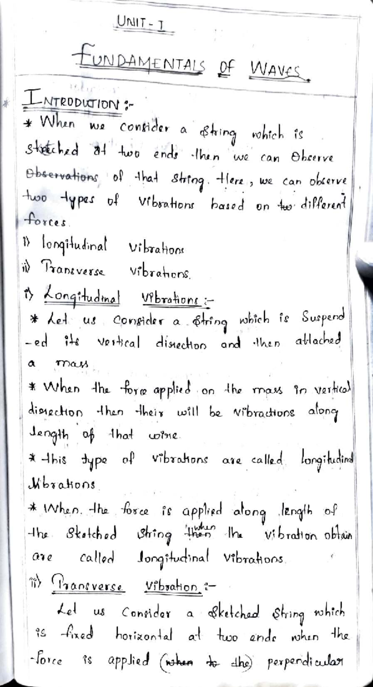 Waves Fundamentals - Introduction to Longitudinal and Transverse ...
