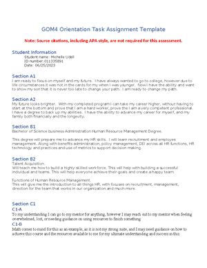VEM1 Task 1- Strategic Needs Assessment - VEM1 – TASK 1: STRATEGIC ...