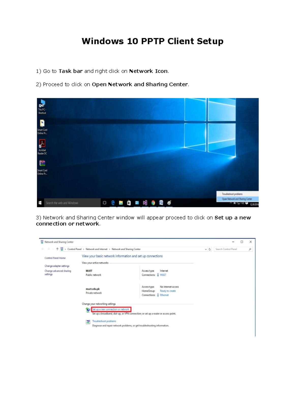 Picture of Windows 10 PPTP VPN Client Setup Guide - Studocu
