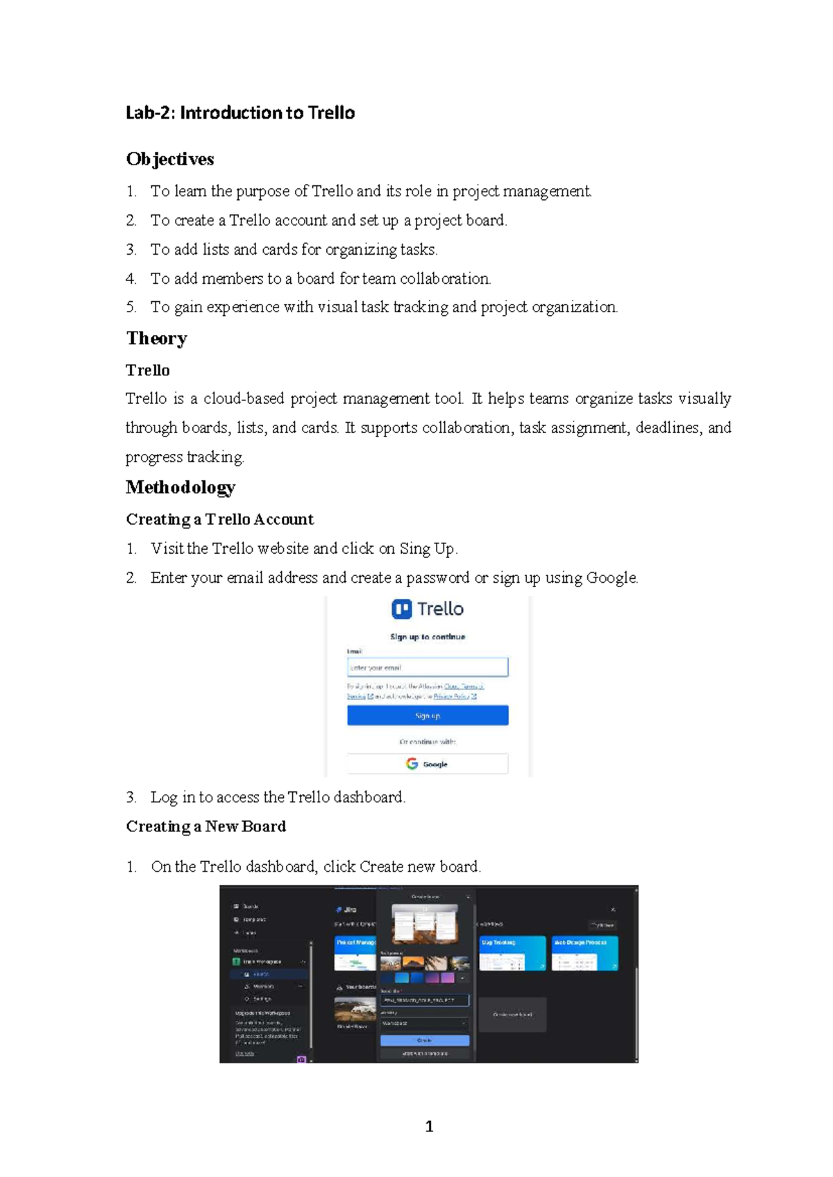 SPM Lab Report 2: Mastering Trello for Project Management - Studocu