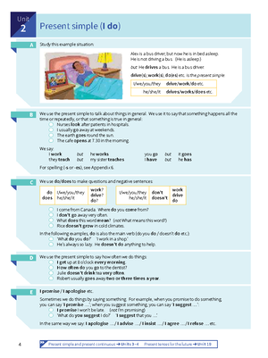 Unit 2A: Present Simple & Continuous Practice Exercises - Studocu