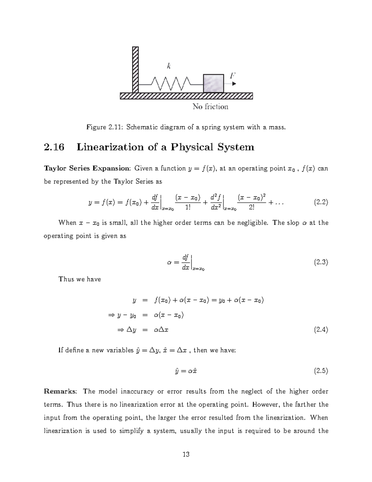 Linearization of Physical Systems: Concepts and Examples - Studocu