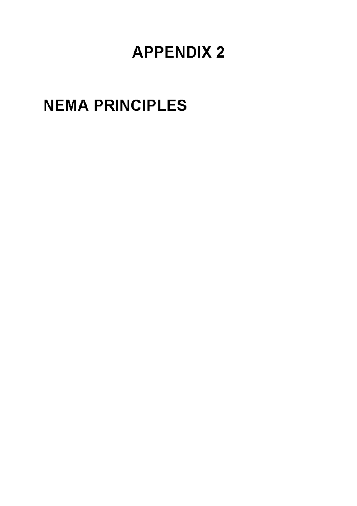 Appendix 2: Key NEMA Principles for Environmental Management - Studocu