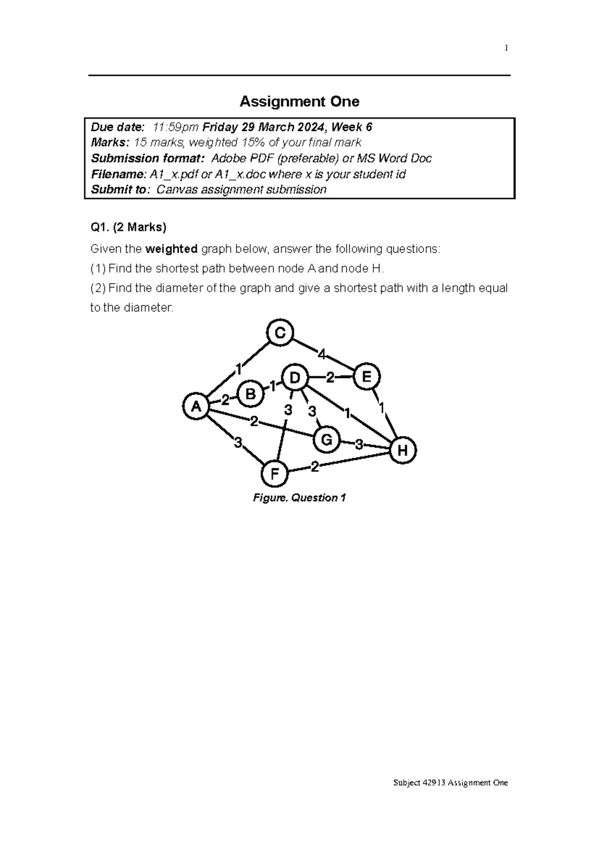Graph Theory & Social Networks Sample Exam (CS101) - Studocu