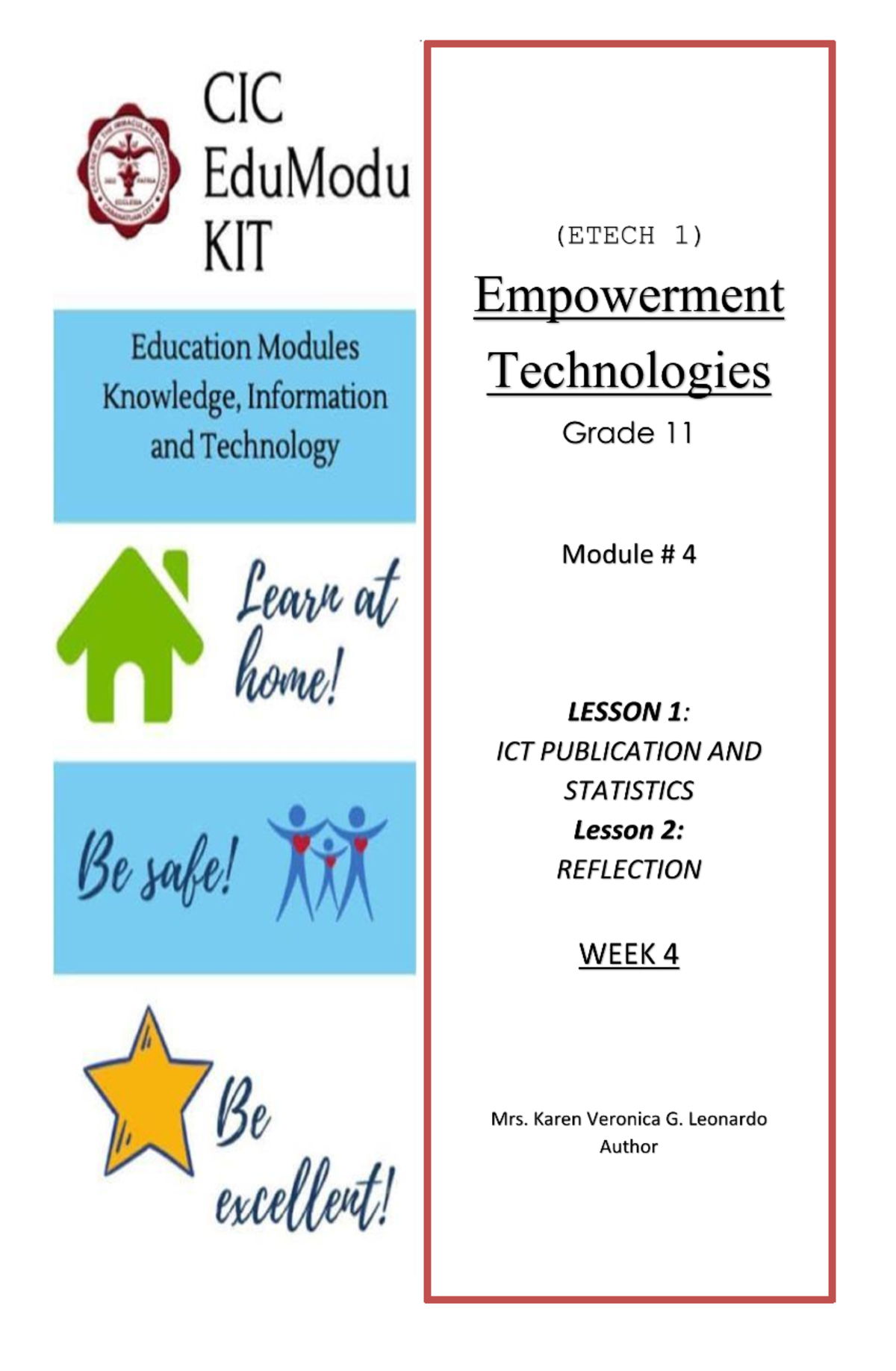 M4- Etech - Module 4 - SENIOR HIGH SCHOOL DEPARTMENT Socially ...