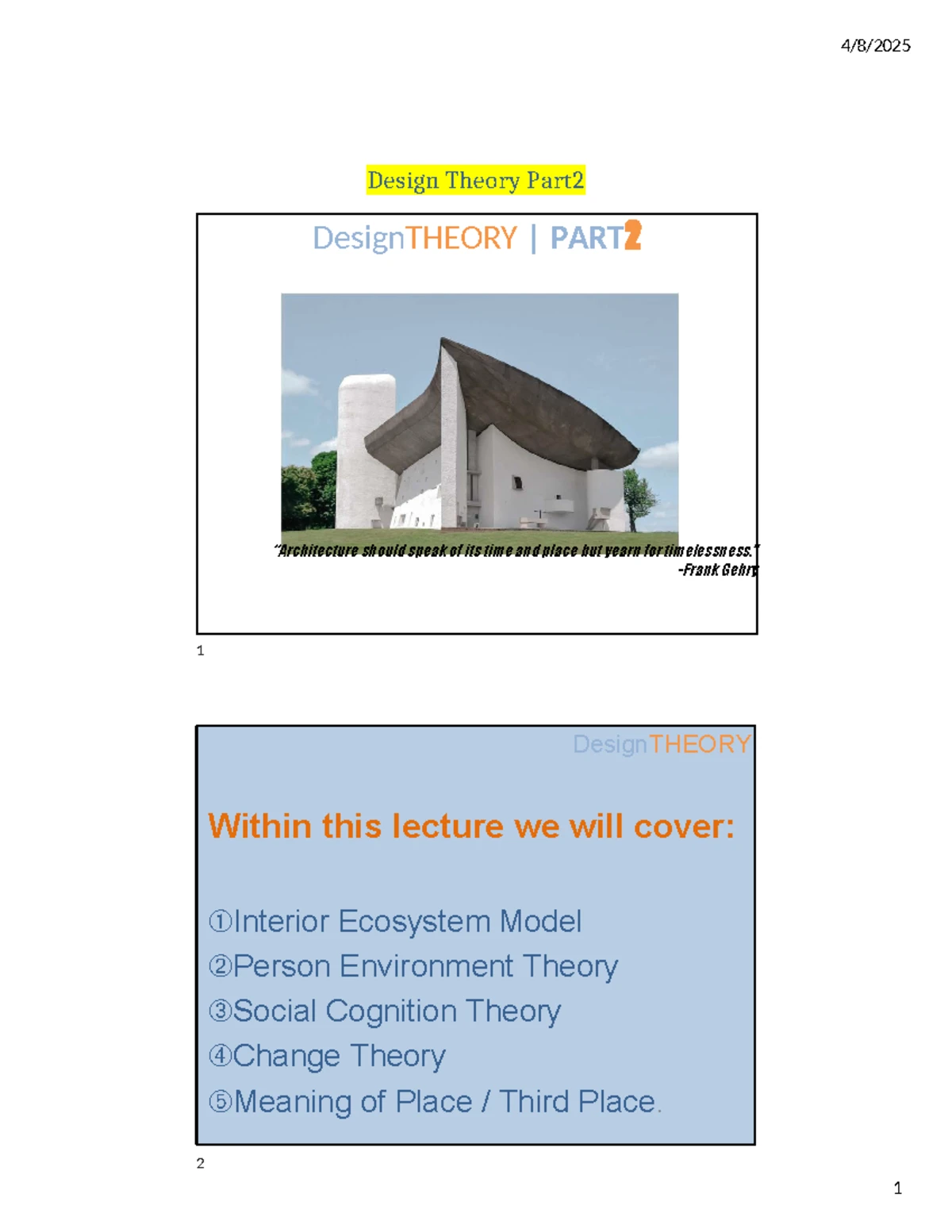 Design Theory: Exploring Gestalt and Functionalism Principles - As part ...