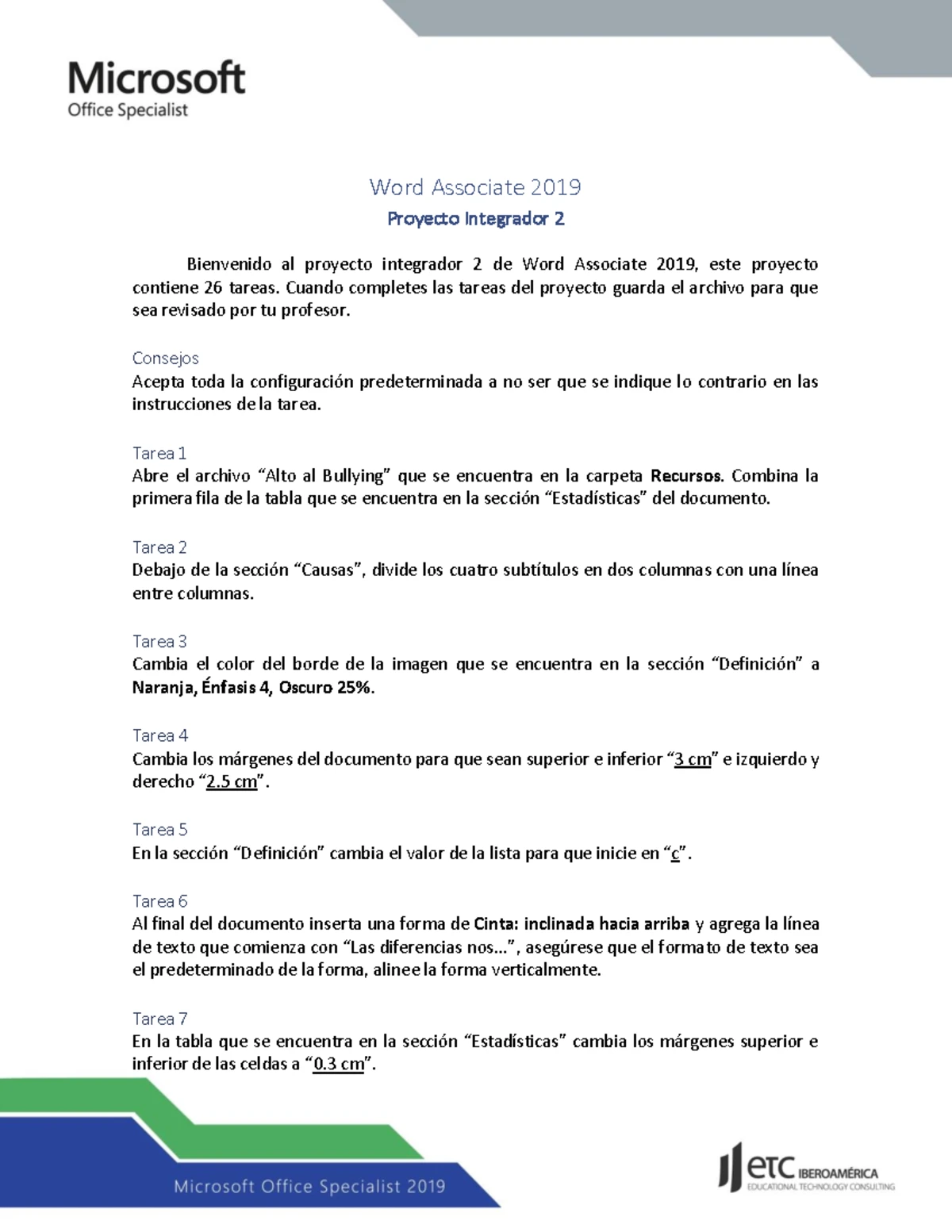 Proyecto Integrador 1 - Word Associate 2019: Guía de Tareas y ...