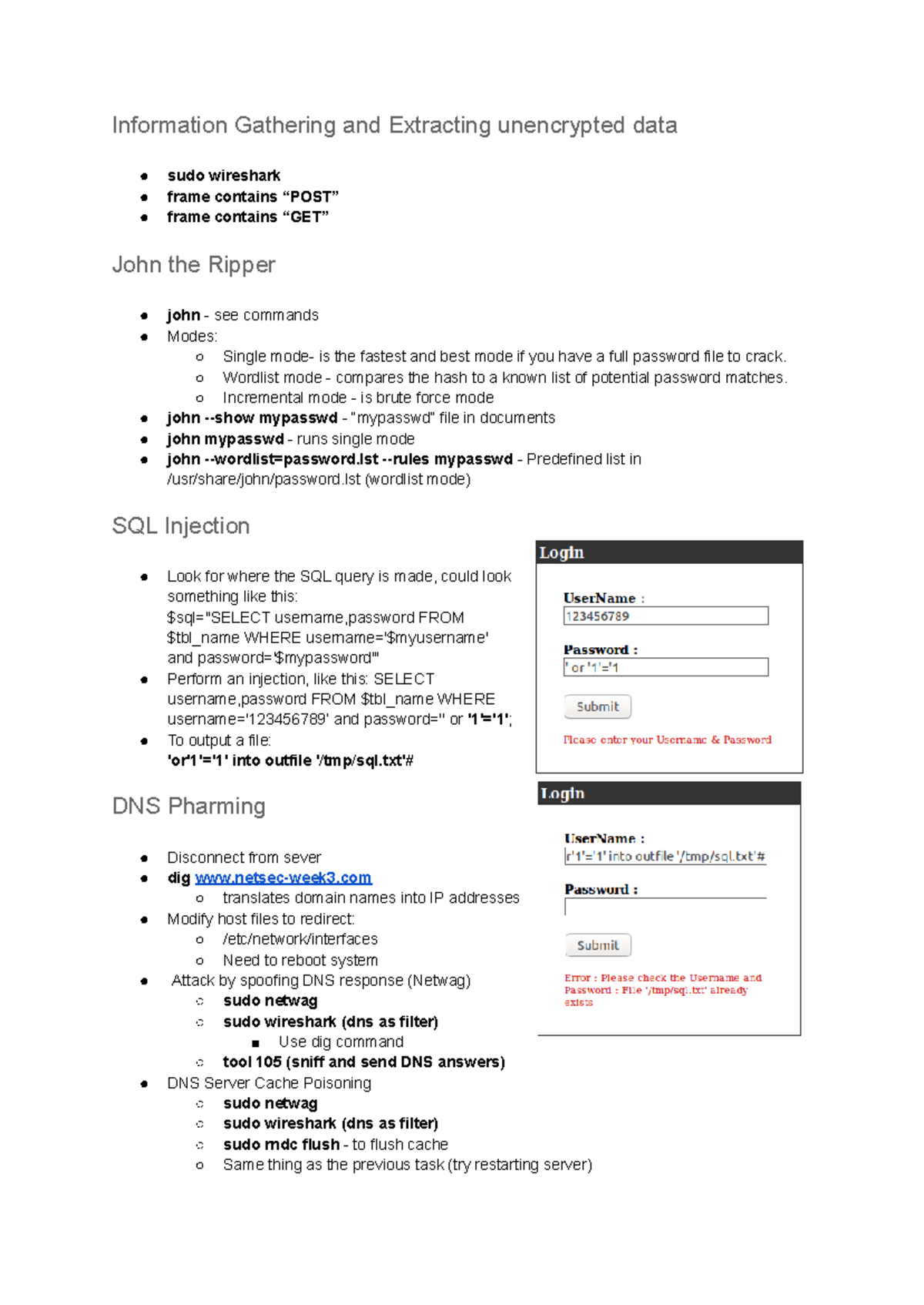 SBA-Cheatsheet: Skills-Based Assessment on Security Techniques - Studocu