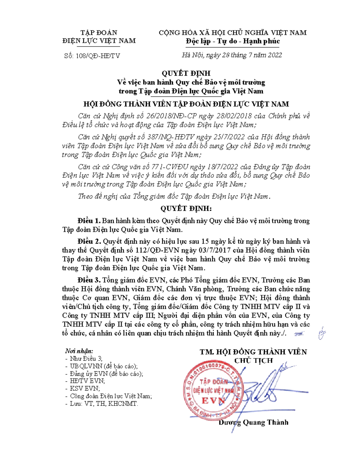 108 - dsadsa - TẬP ĐOÀN CỘNG HÒA XÃ HỘI CHỦ NGHĨA VIỆT NAM ĐIỆN LỰC ...