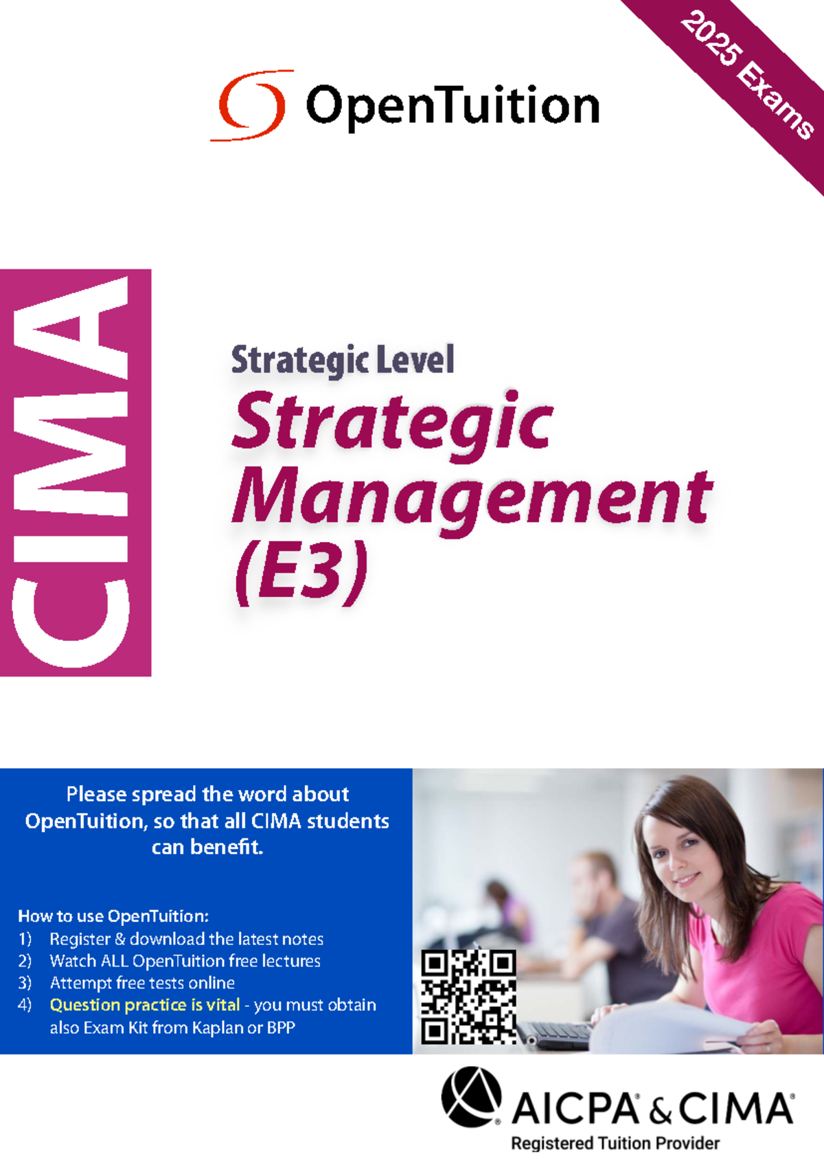 CIMA E3 2025 Strategic Management Notes and Exam Preparation Guide ...