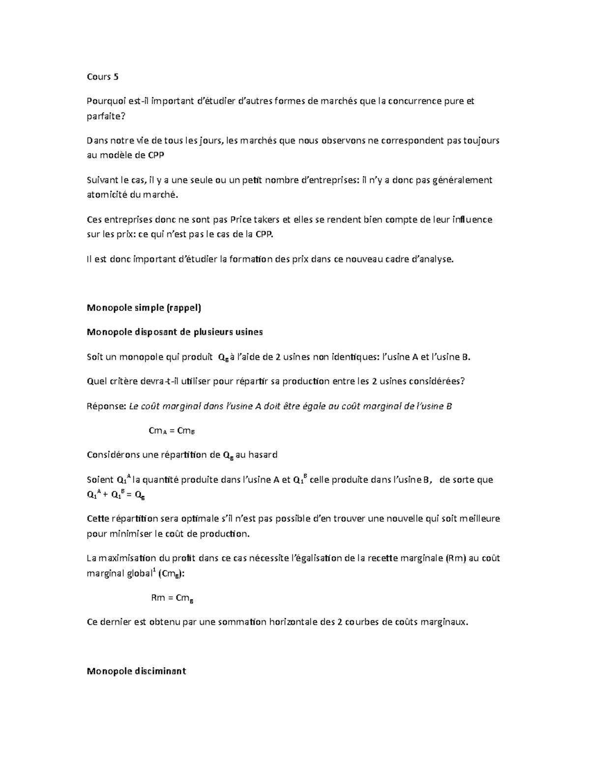 Plan de cours ECN 1040 A : Introduction à la microéconomie - Hiver 2025 ...