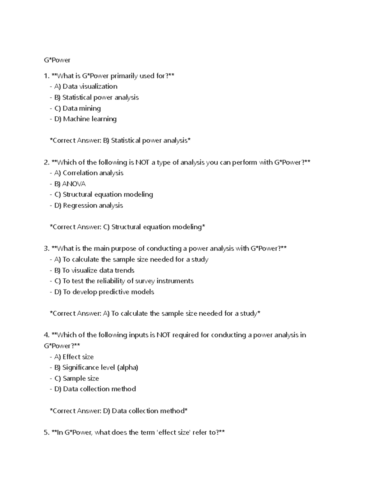 12 4 More MCQs - Statistical Practice MCQ Review - Studocu