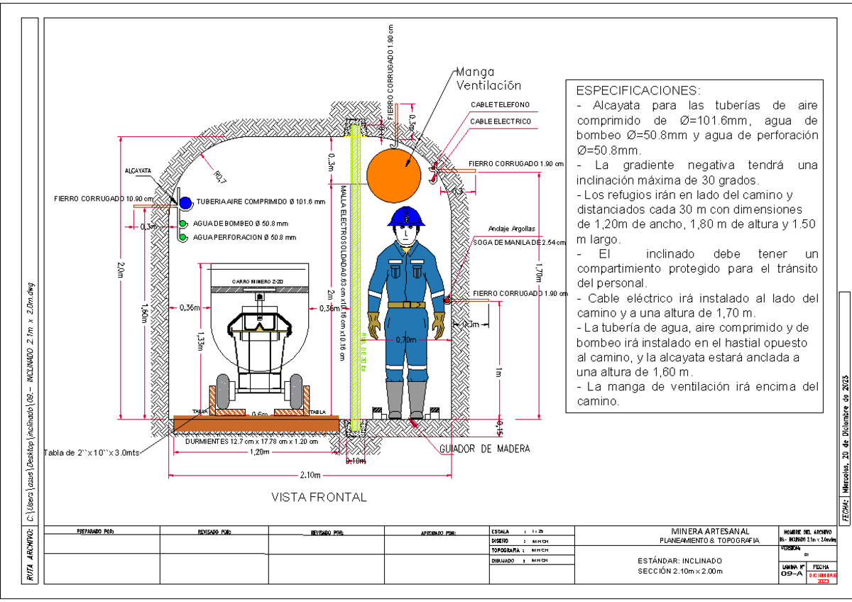 09.- Especificaciones de Inclinado 2.1m x 2.0m - M.H.CH. 01 DIC 2023 - Document Preview