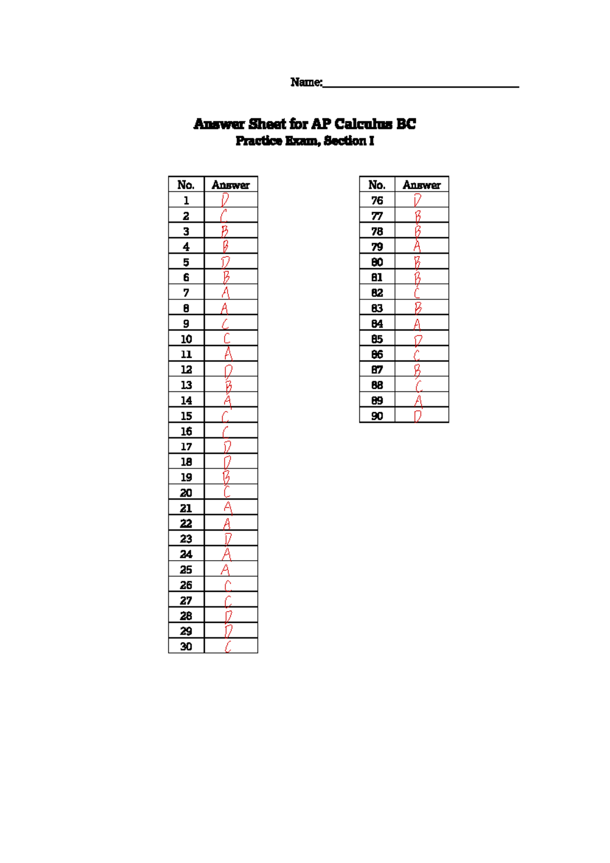 AP Calculus BC 2024 Exam: Multiple Choice & Free Response Review - Studocu
