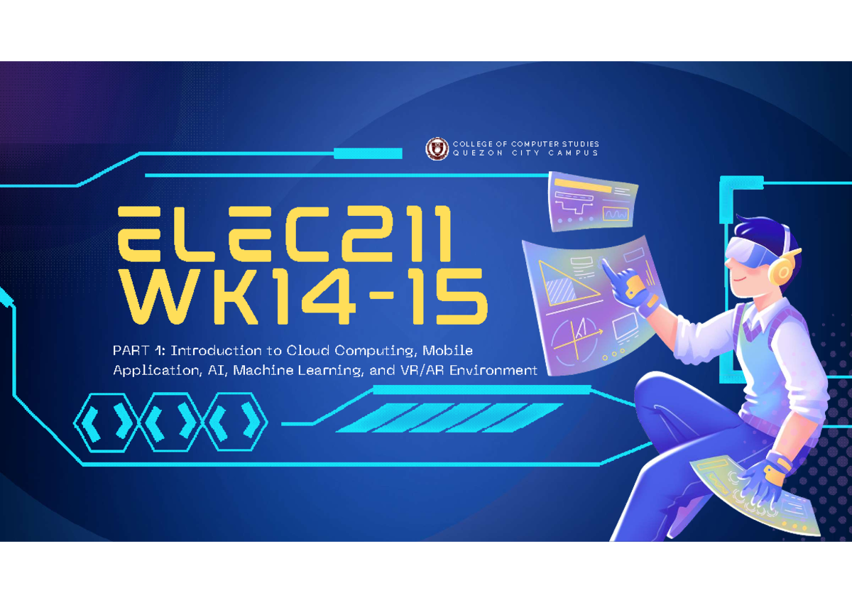 ELEC211 WEEK 14-15: Cloud Computing & Mobile Application Overview - Studocu