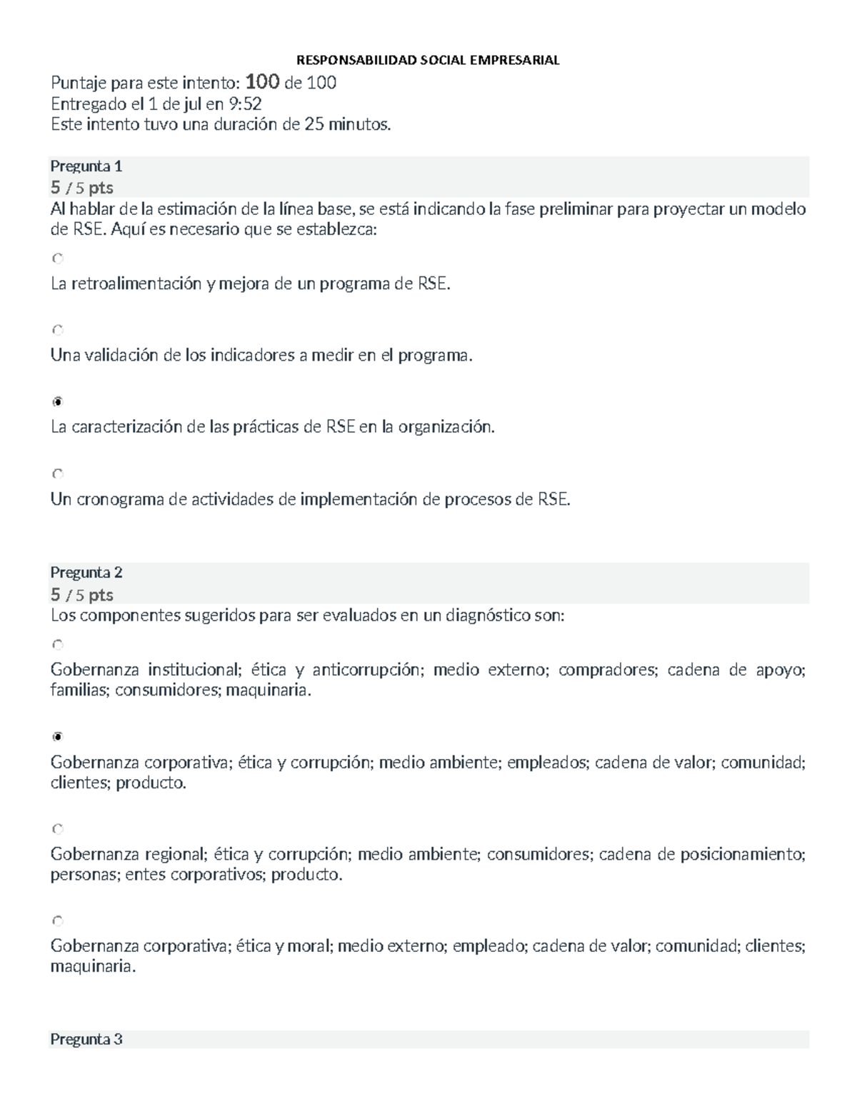 Examen Final RSE: Evaluación y Estrategias de Implementación - Studocu