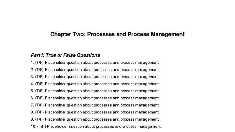 Chapter 2: Processes & Process Management Exam Questions - Studocu