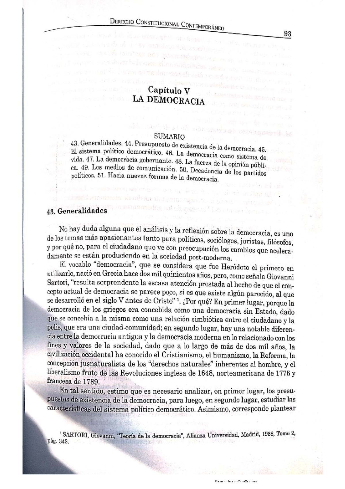 DERECHO CONSTITUCIONAL CONTEMPORÁNEO 93 - Capítulo V: La Democracia y ...