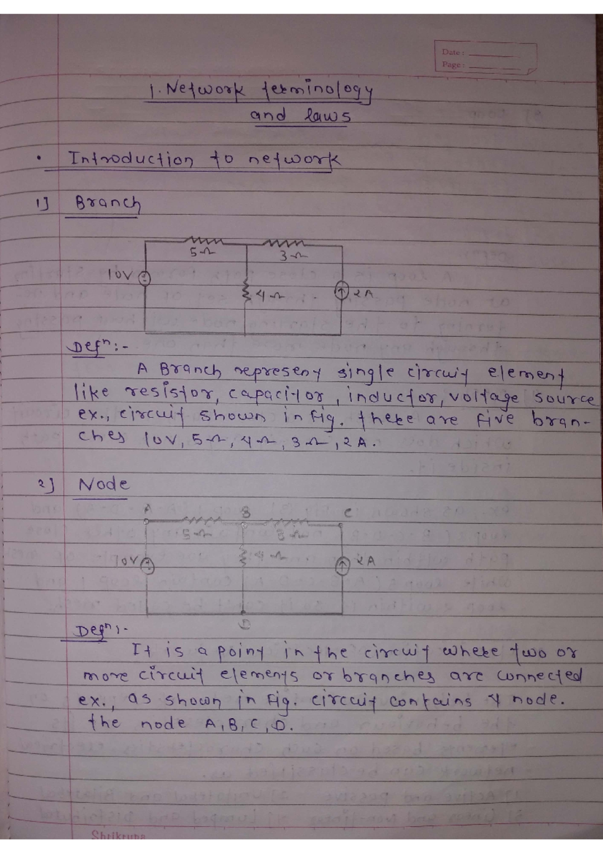 Network terminology and laws - Date : Page: 1. Network terminology and ...