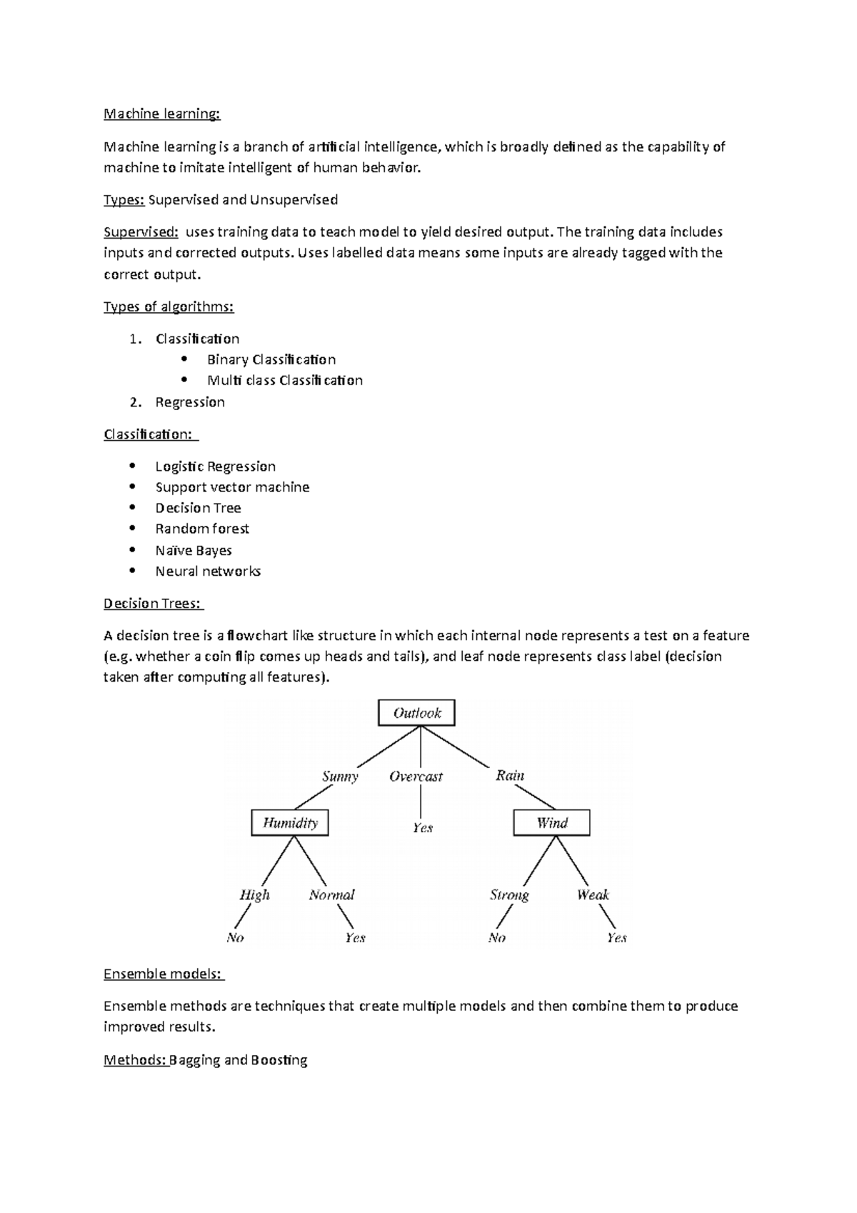 Machine Learning Concepts and Algorithms: A Comprehensive Overview ...