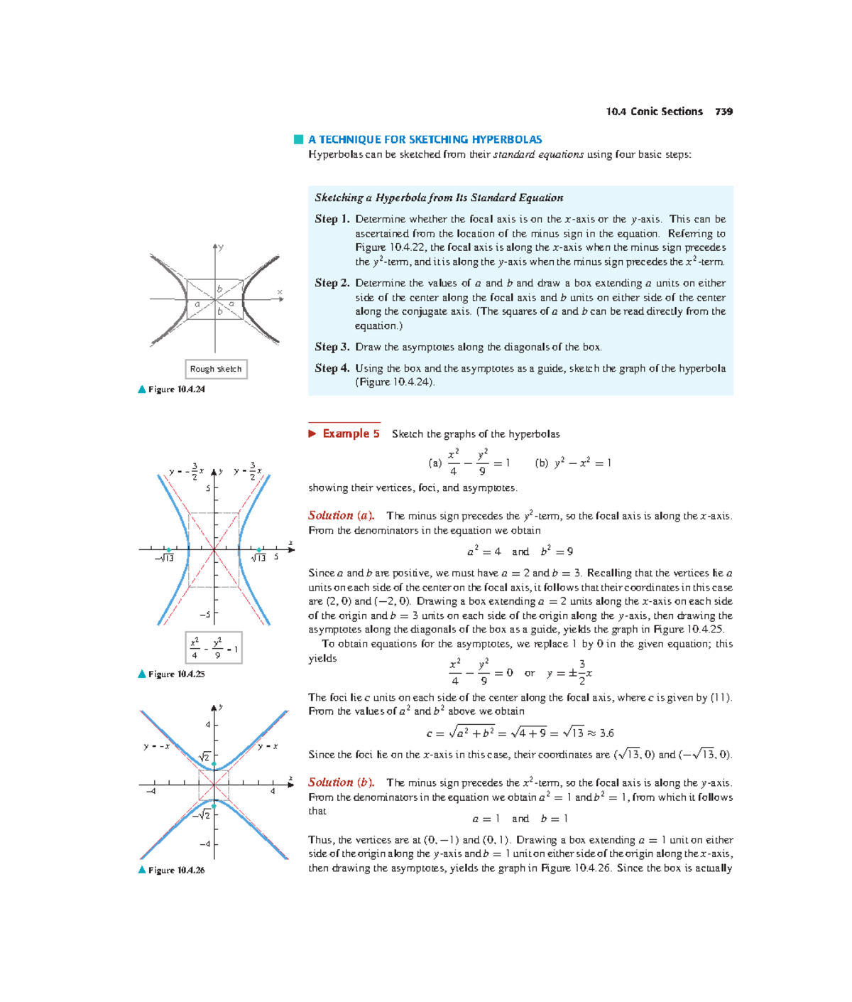 Calculus (C10) Lecture Notes: Sketching Hyperbolas Techniques - Studocu
