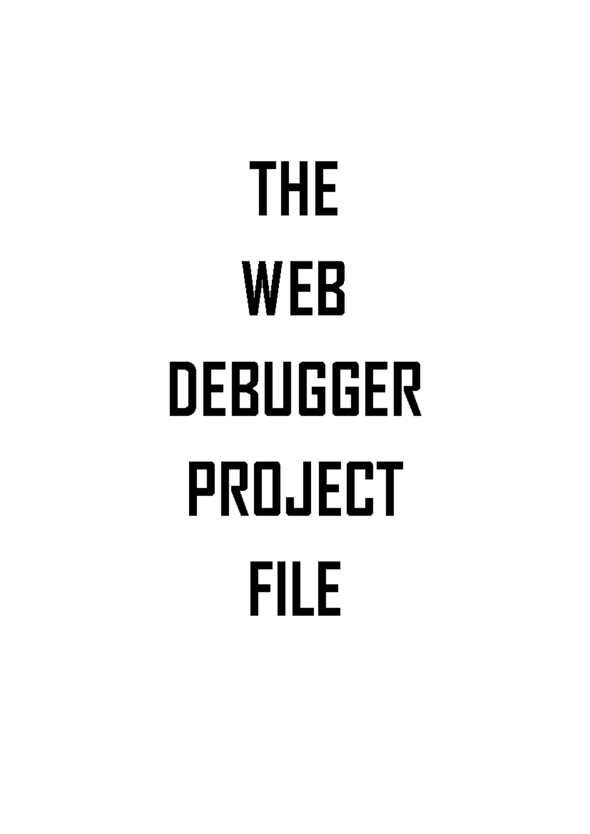 Web Debugger Project - B.VOC(IT) Course Analysis and Codes - Studocu