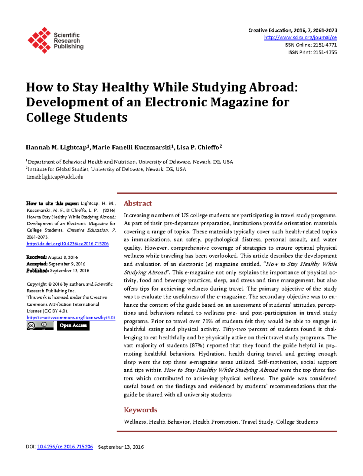 How to Stay Healthy While Studying Abroad Development - Creative ...