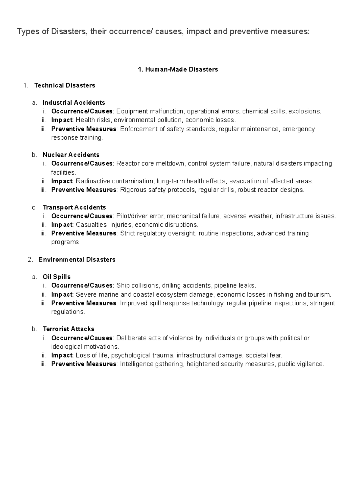 Disaster Types: Occurrences, Causes, Impacts & Prevention Strategies ...