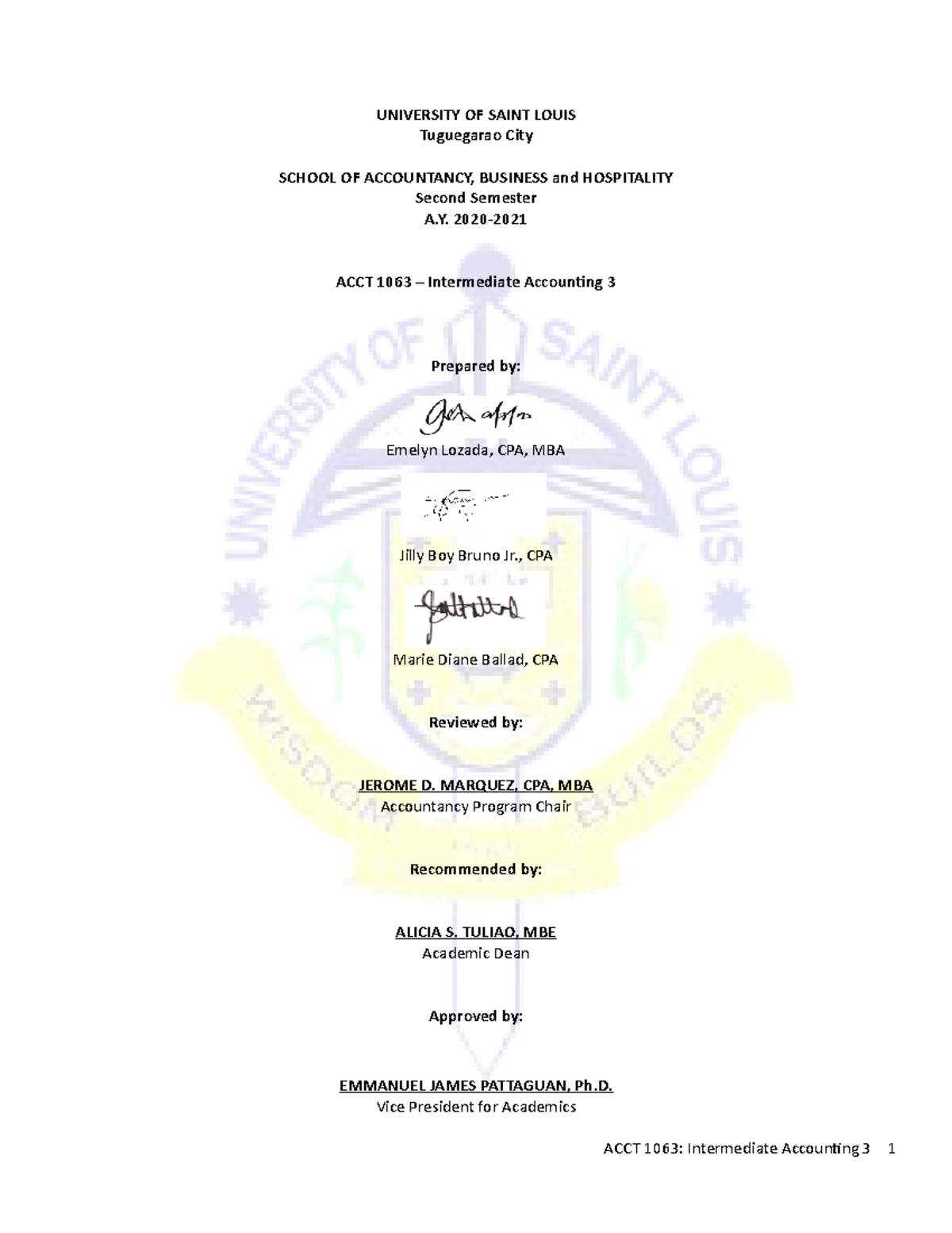 Acct 1063 Lecture Notes On Shareholders Equity Concepts Studocu