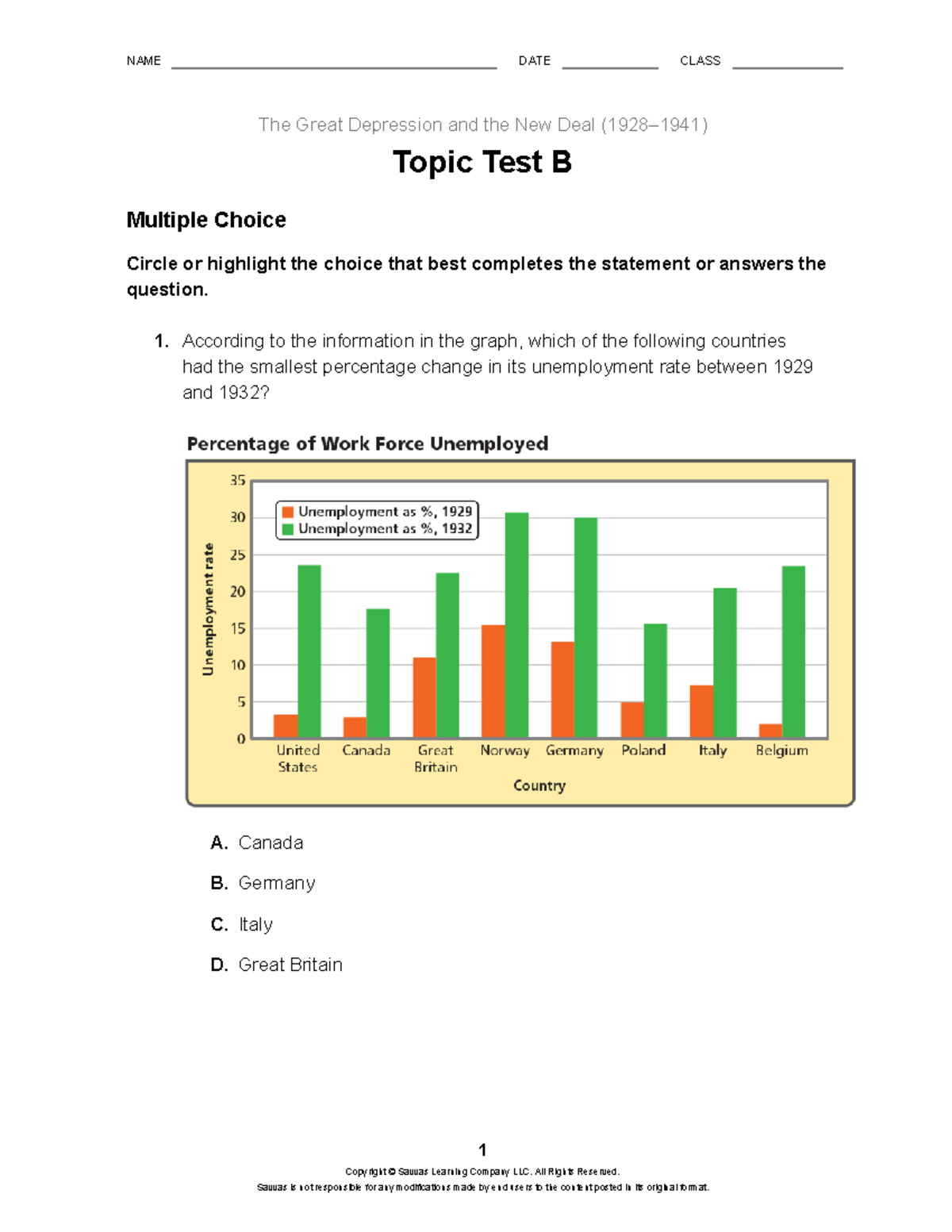 Quiz \u0026 Worksheet - New Deal \u0026 Black Americans | Study.com, image size:1200x1553
