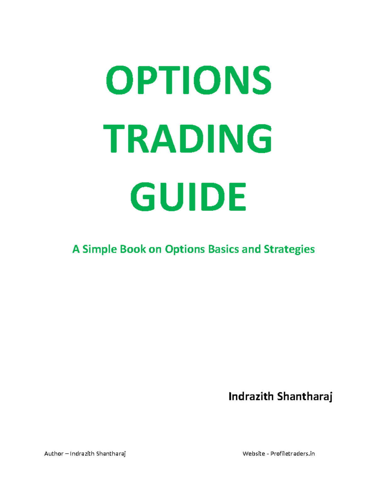 Options Trading Guide: Strategies and Basics for 2021 - Studocu