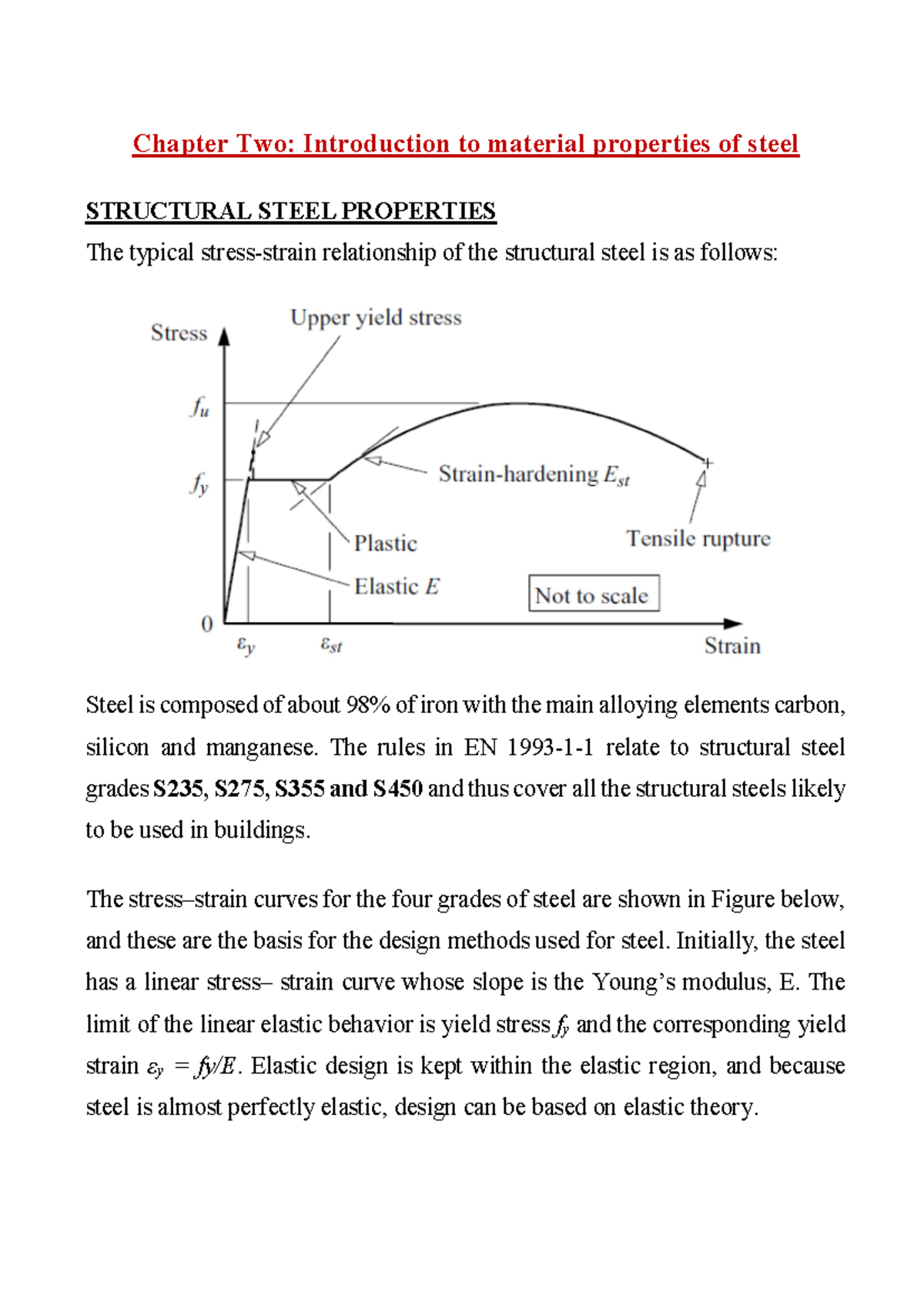 ENG101 - Lecture 2: Notes on Material Properties of Steel - Studocu
