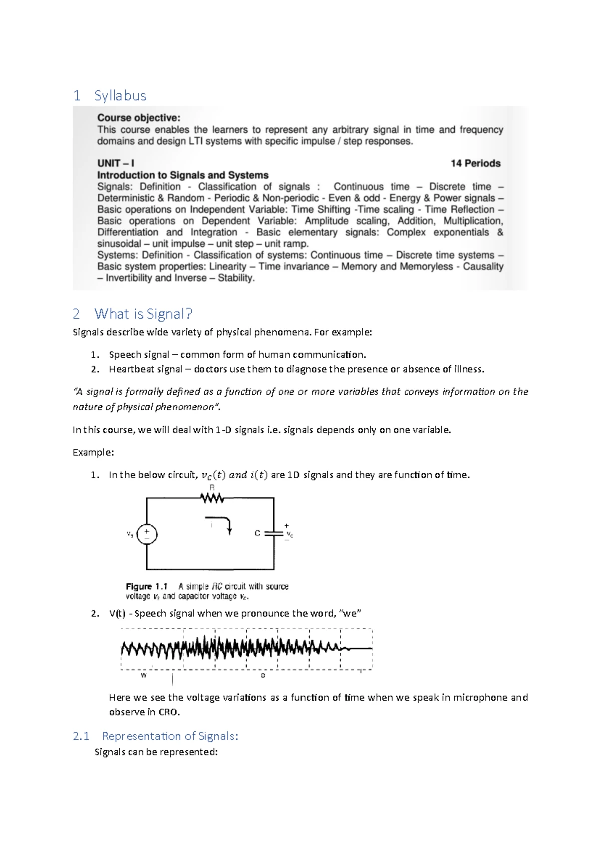 240917 Unit-3 & 4 Lecture Notes on LTI Systems and Fourier Series - Studocu